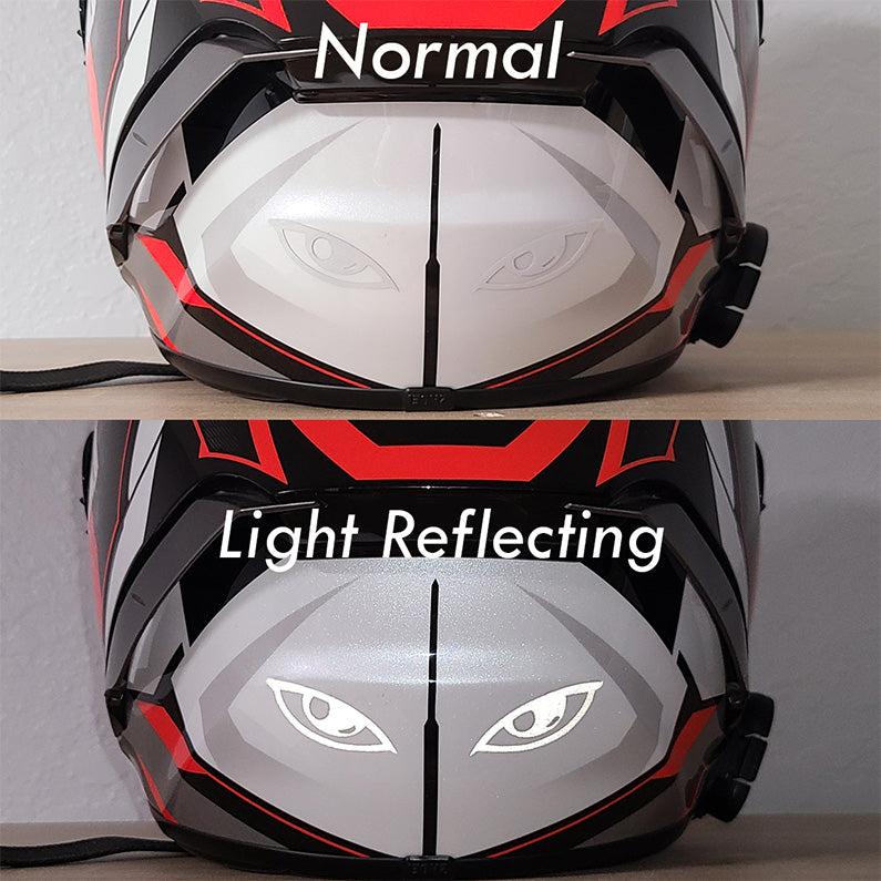Reflective Cartoon Hunter Eyes Vinyl Decal Sticker