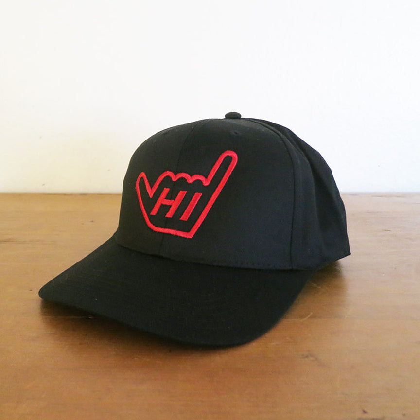 Hawaii 'HI' Shaka Hand Snap back Adjustable Embroidered Classic Hat