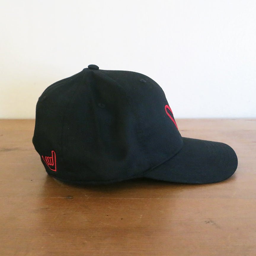 Hawaii 'HI' Shaka Hand Snap back Adjustable Embroidered Classic Hat