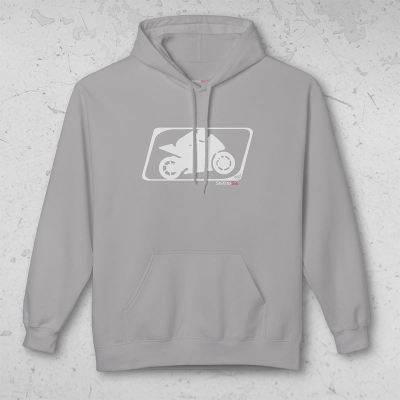 Motorcycle Sportbike Racer logo Midweight Pullover Hoodie