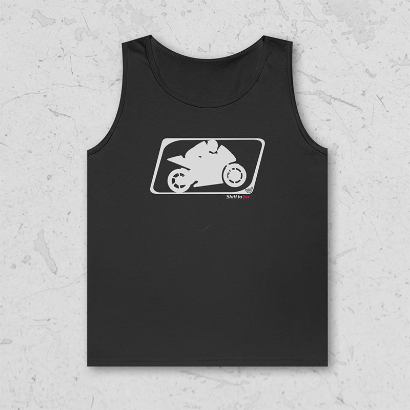 Motorcycle Racer Logo Unisex Tank Top