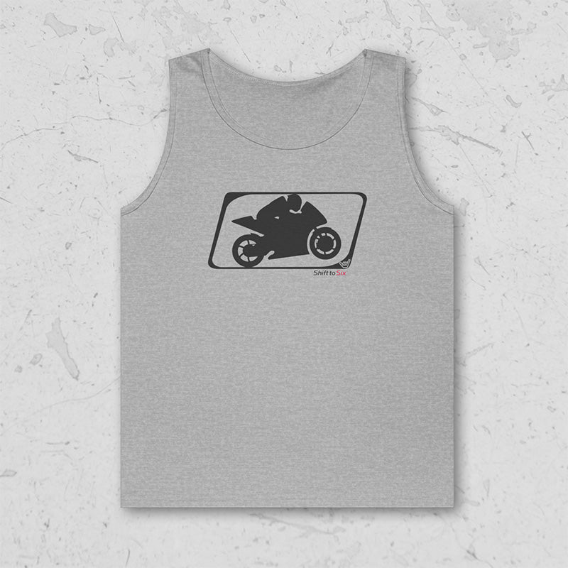 Motorcycle Racer Logo Unisex Tank Top