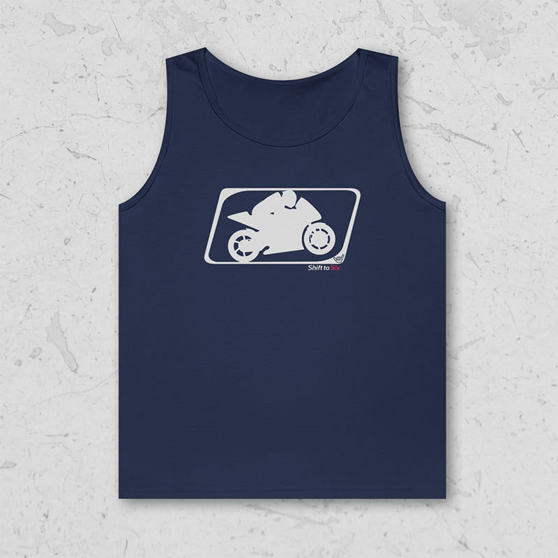 Motorcycle Racer Logo Unisex Tank Top