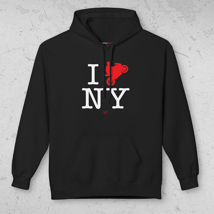 Ride NY (I Love New York) Midweight Pullover Hoodie