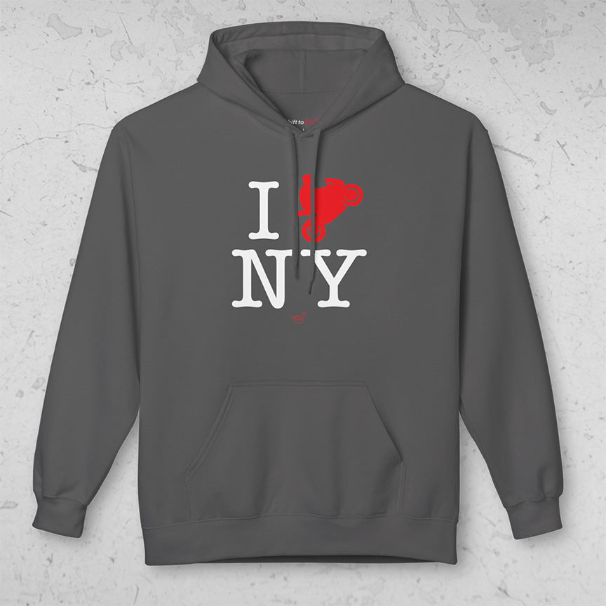 Ride NY (I Love New York) Midweight Pullover Hoodie