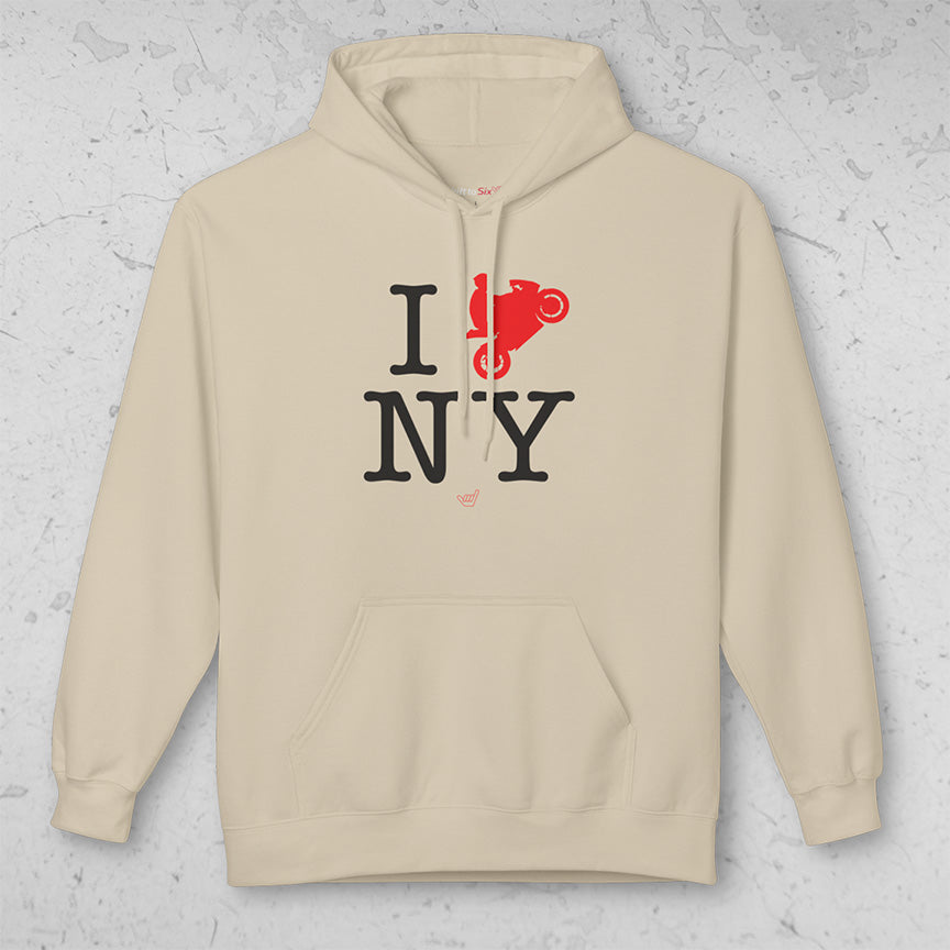 Ride NY (I Love New York) Midweight Pullover Hoodie
