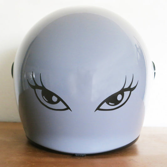 Reflective Female Cartoon Eyes Vinyl Decal Sticker