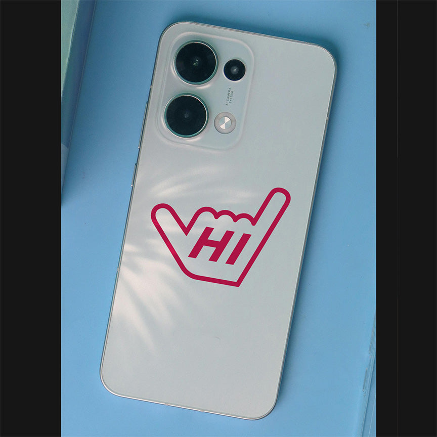 Hawaii HI Shaka Hand Hang Loose Decal