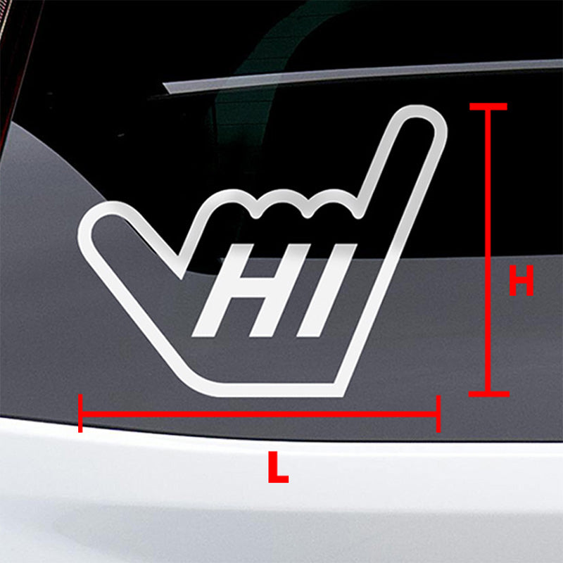 Hawaii HI Shaka Hand Hang Loose Decal