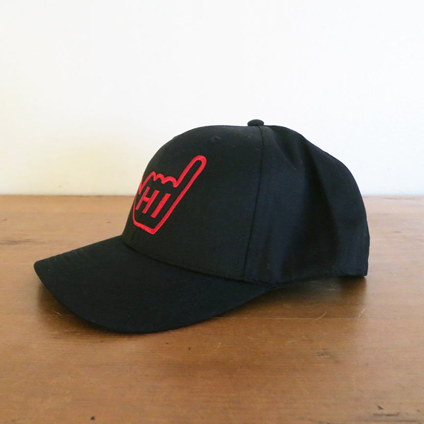Hawaii 'HI' Shaka Hand Snap back Adjustable Embroidered Classic Hat