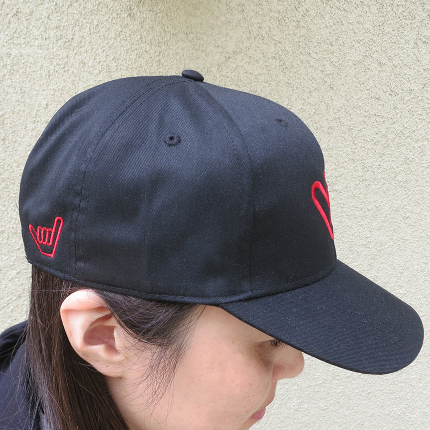 Hawaii 'HI' Shaka Hand Snap back Adjustable Embroidered Classic Hat