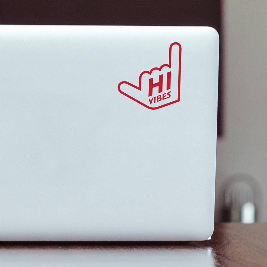 Hawaii HI Vibes, Hang Loose Hand Decal