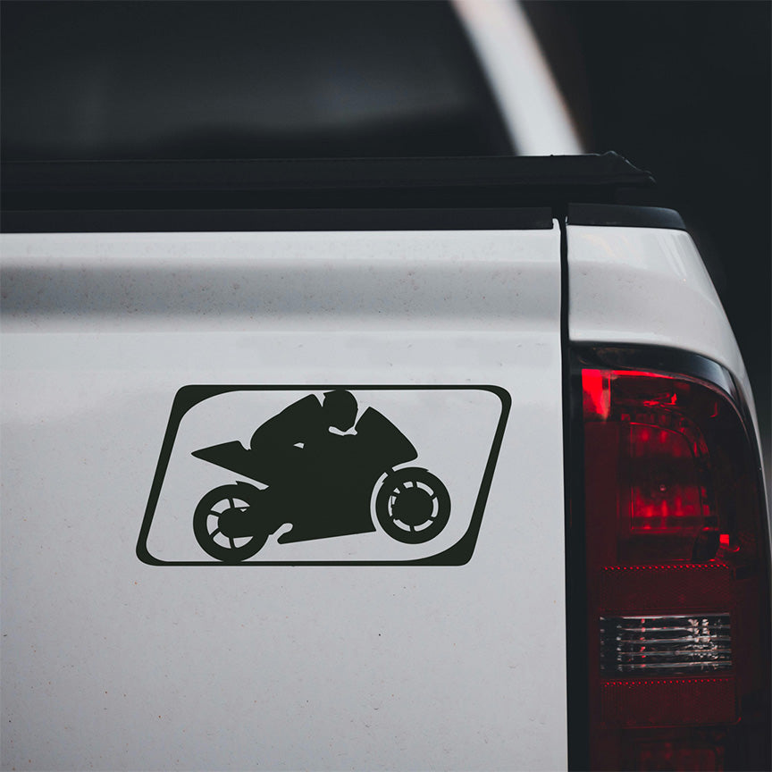Motorcycle Full Throttle Decal