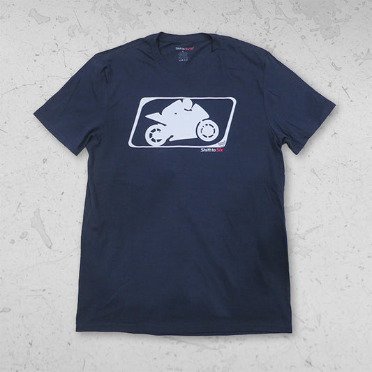 Motorcycle Racer Logo Short Sleeve T-Shirt