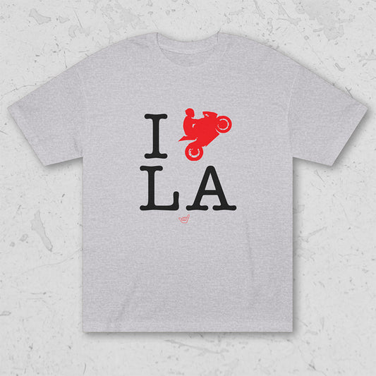 Ride LA (I Love Los Angeles) Motorcycle Rider Unisex Tee