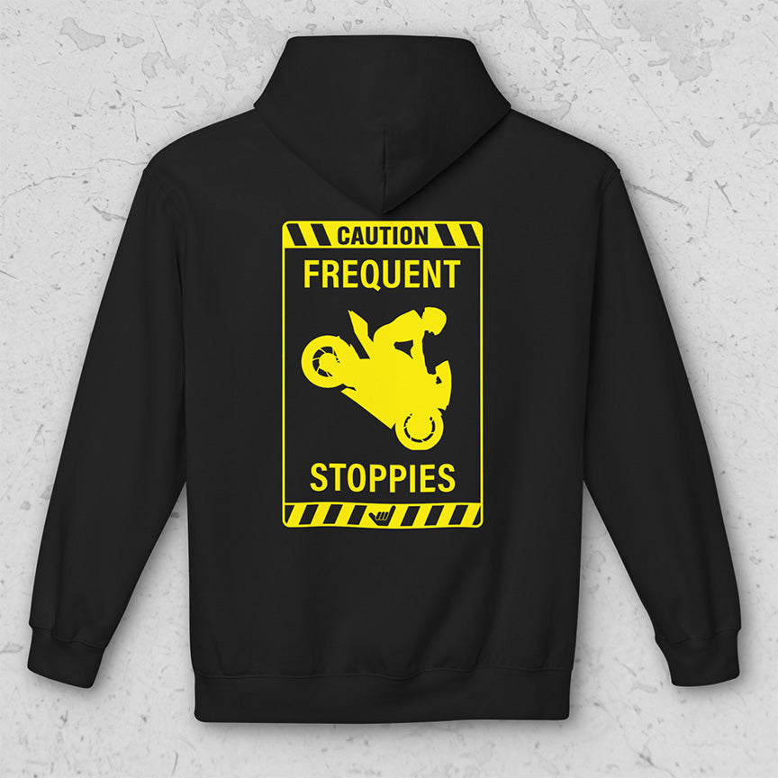 motorcycle hoody sportbike stoppie funny