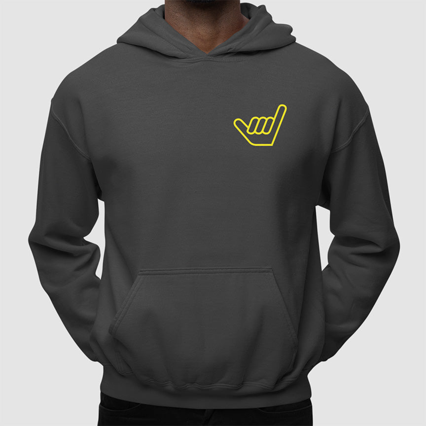 CAUTION: FREQUENT STOPPIES Sign Midweight Soft Fleece Hoodie Sweatshirt