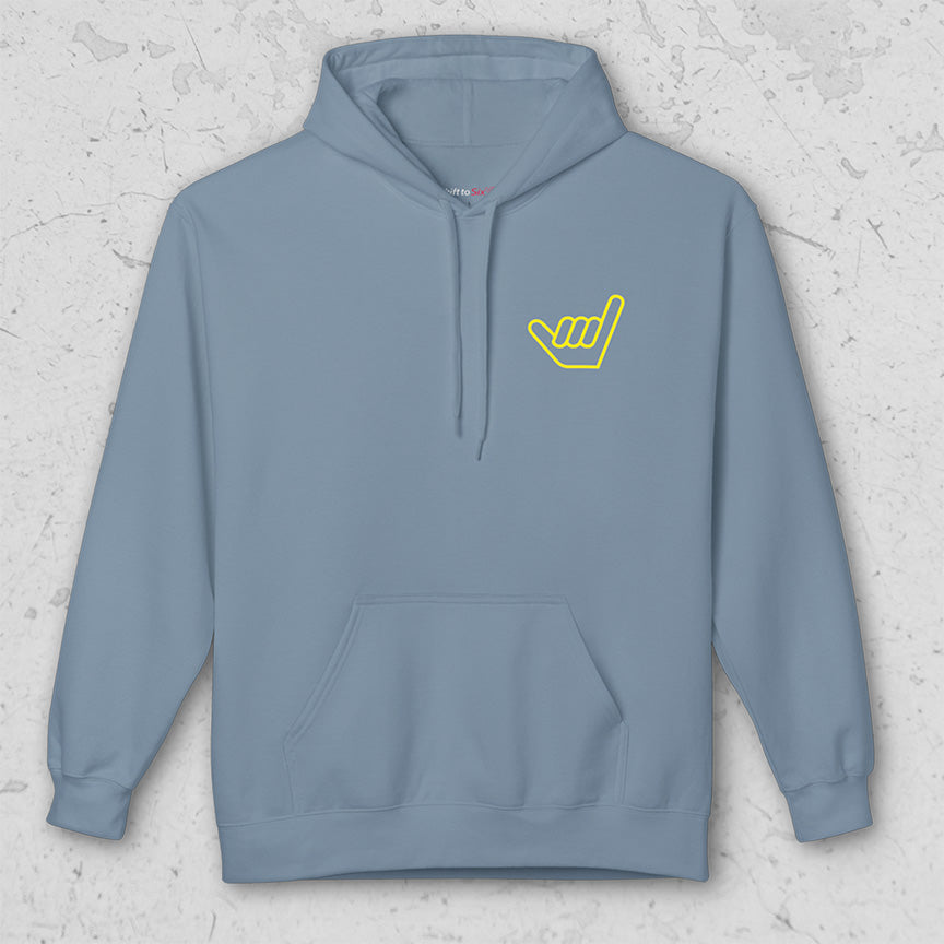 CAUTION: FREQUENT STOPPIES Sign Midweight Soft Fleece Hoodie Sweatshirt
